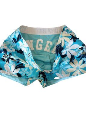 Y2K hawaiian swimming shorts size large reversible by angel